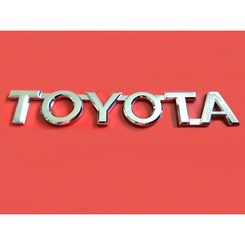 Emblema Toyota Da Tampa Tras. Hilux 2005 A 2016 Cromado