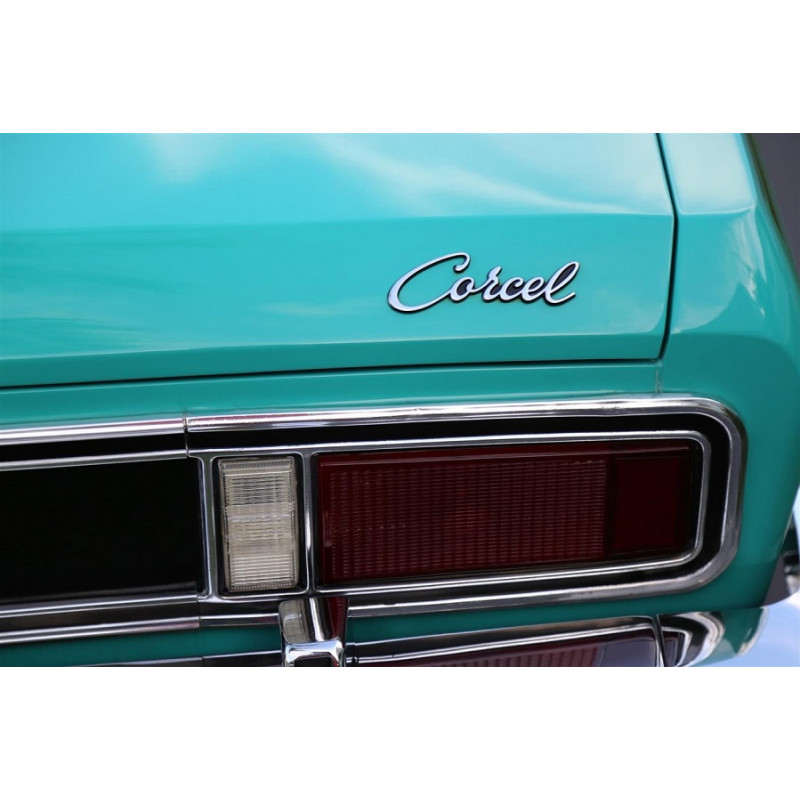 Emblema Manuscrito CorceI Tampa Traseira  Belina 1 1969 a 1977 Parafuso