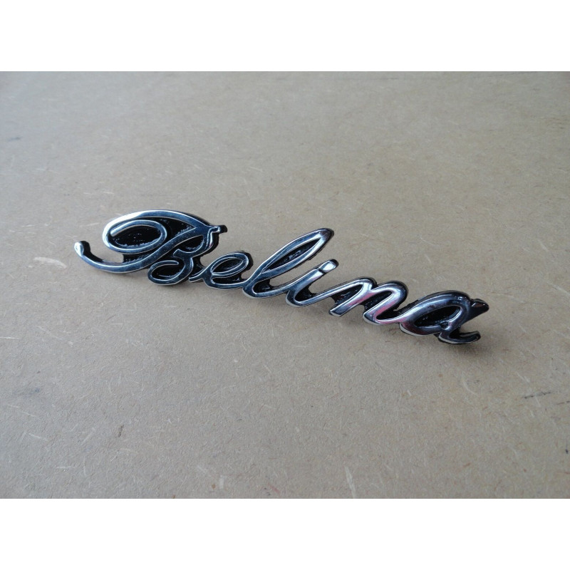 Emblema Traseiro Belina Até 77 Original Restaurado