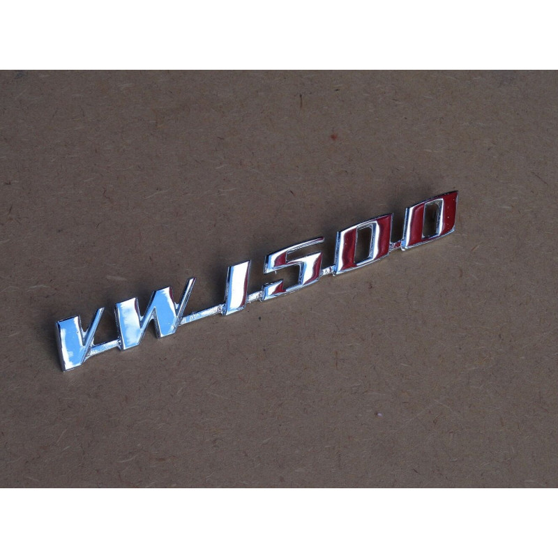 Emblema VW 1500 Karmann Ghia Kombi TL Variant Cromado Novo