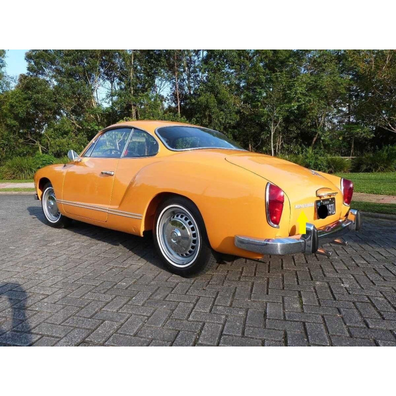 Emblema VW 1500 Karmann Ghia Kombi TL Variant Cromado Novo