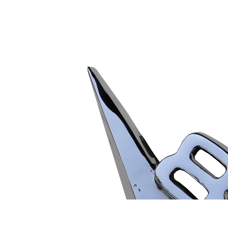 Emblema V8 Grade Dianteira Ford F-100 1956 a 1961 Novo Cromado