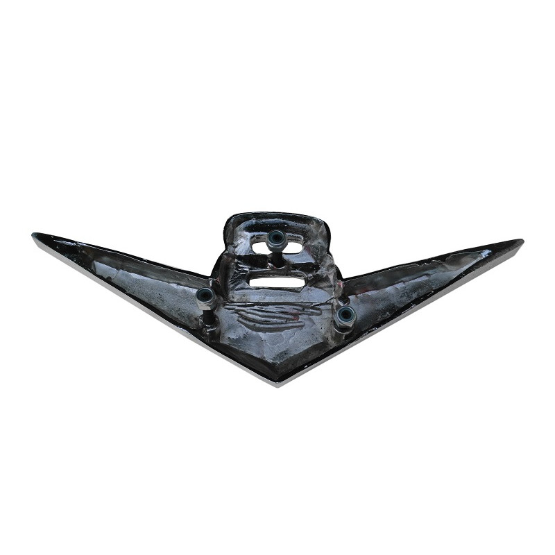 Emblema V8 Grade Dianteira Ford F-100 1956 a 1961 Novo Cromado