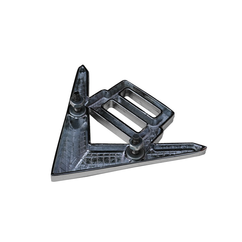 Emblema V8 Universal Cromado Antigo Novo Vintage Pequeno