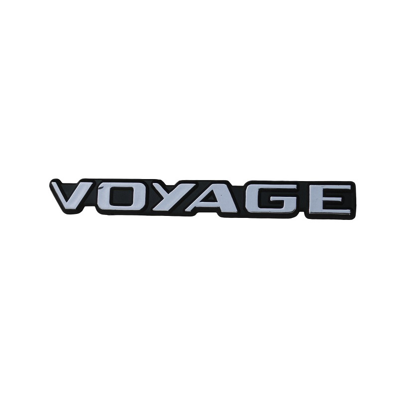 Emblema Voyage da Tampa Traseira Voyage Quadrado até 1990 Novo Plástico