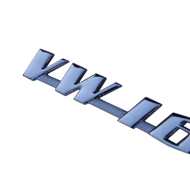 Emblema VW 1600 Cromado Variant Brasilia Karmann Ghia Zé do Caixão TL