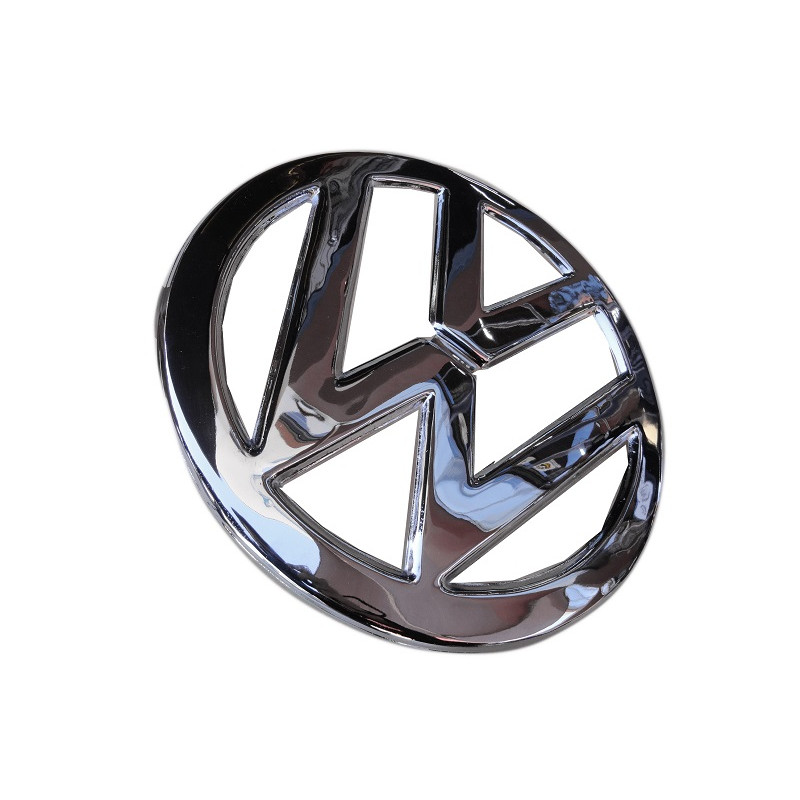 Emblema VW Frontal Frente Kombi Corujinha até 75 Cromado Usado 