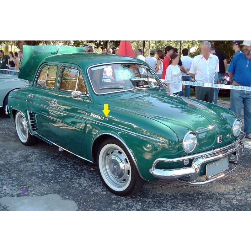 Emblema W Bandeirinha Willys Gordini