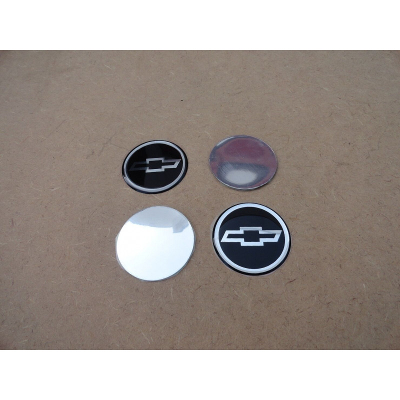 Emblema Calota Adesivo Chevrolet Resinado 48mm - Jogo