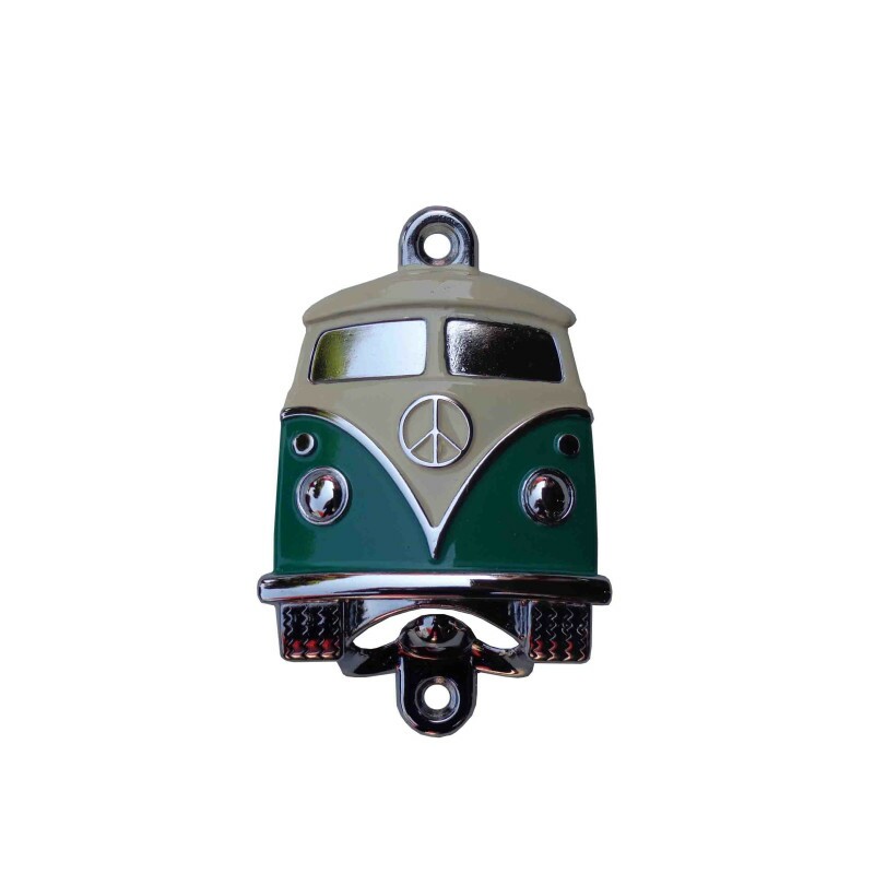 Abridor Tampa Garrafa Decoração Parede VW Kombi Corujinha