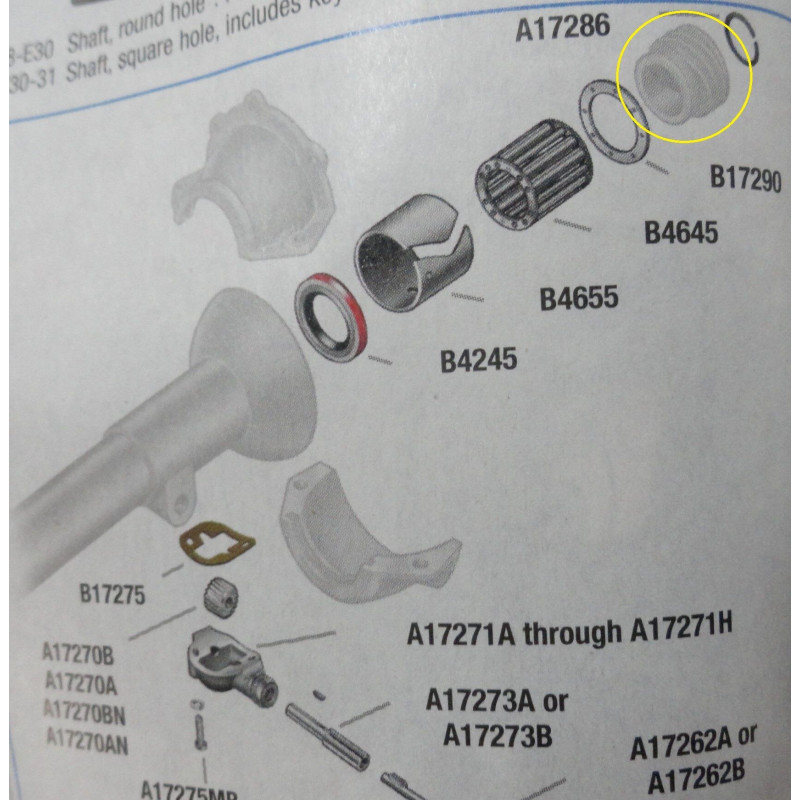 Engrenagem do Cardan Ford A 1928 a 1931