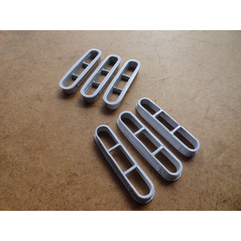 Difusor de Ar Interno Branco Entrada Saida Acabamento Fusca Brasilia Variant TL – Jogo