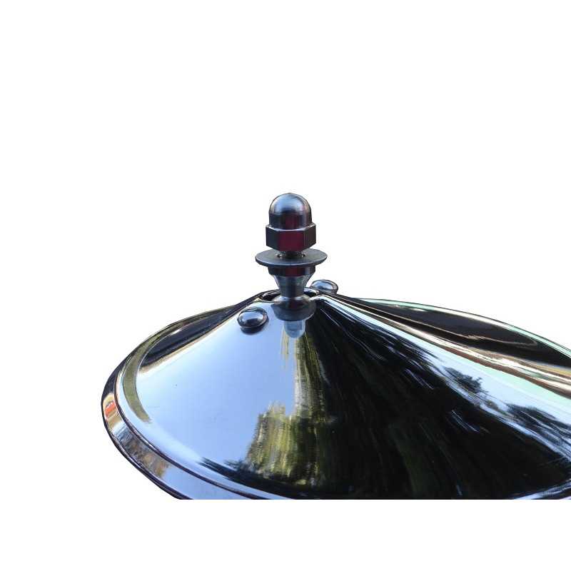 Retrovisor Prato Espelho Sem Haste 13cm Cromado