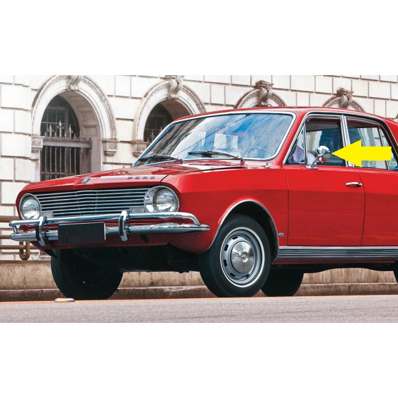Retrovisor Externo Corcel I Belina I 1969 a 1972 - Unitário