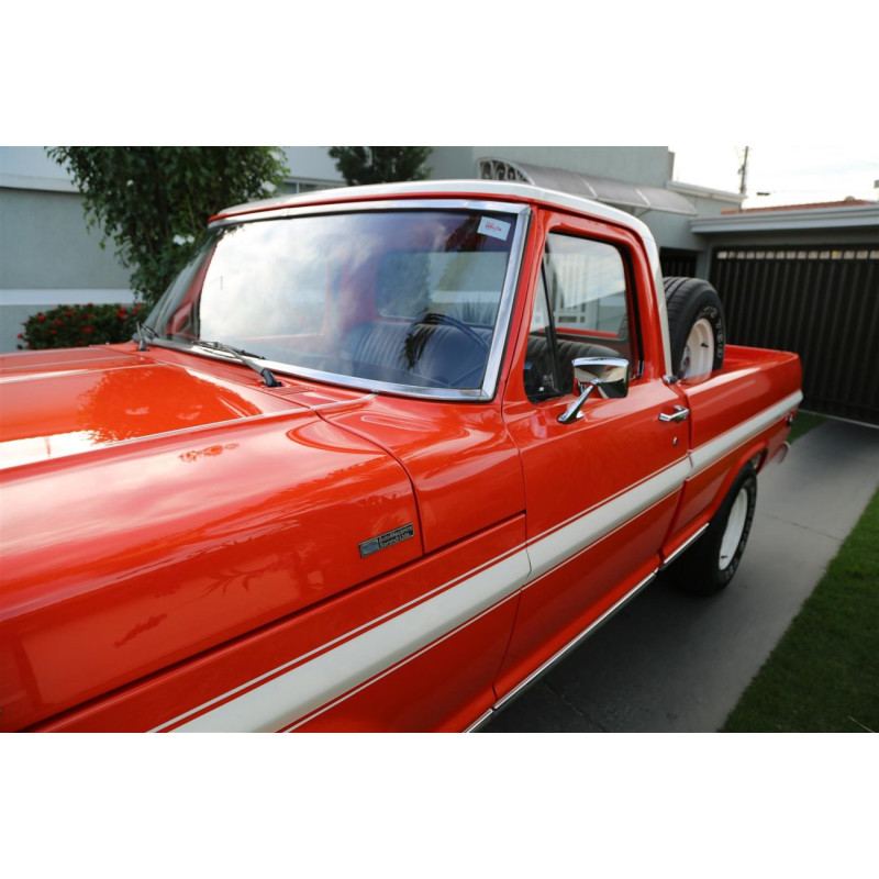 Retrovisor Externo Cromado Corcel Belina F-100 Maverick Landau