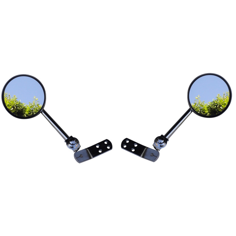 Retrovisor Externo F-100 1953 a 1971 15cm Cromado - Par
