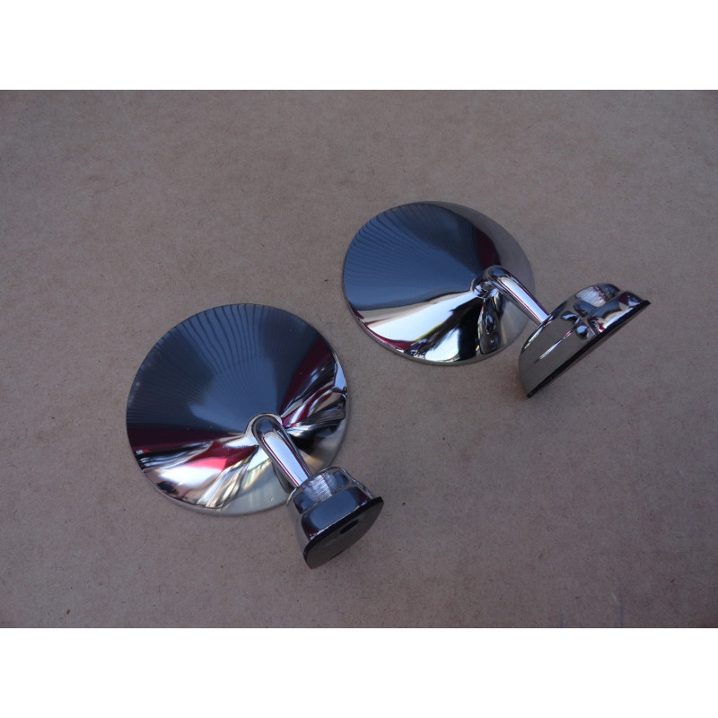 Retrovisor Externo Fiat 147 Cromado - Par