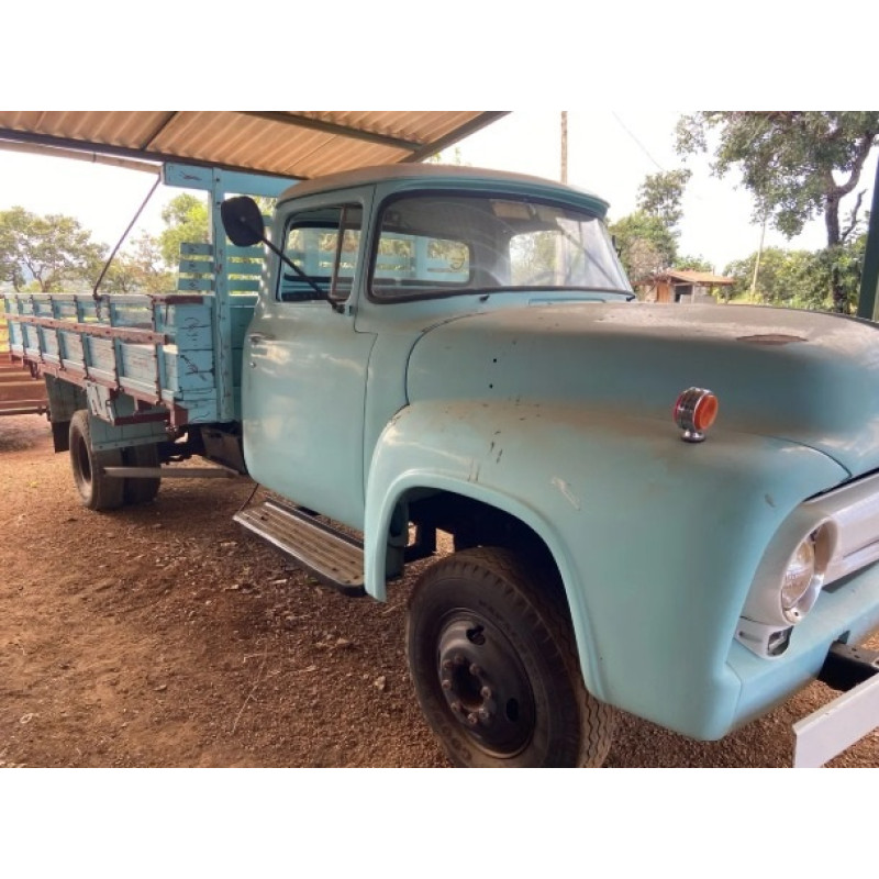 Estribo Lateral Caminhão Ford F-350 1953 a 1961 Original Usado - Par 