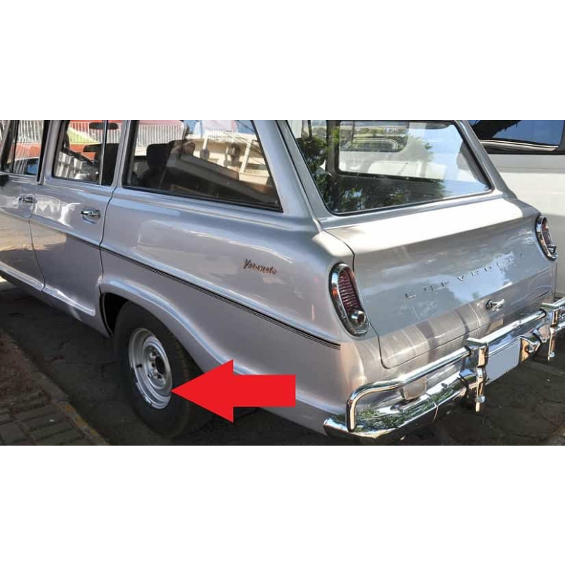 Roda Ferro Veraneio Aro 15 X 5 P/ Grampo Original Nova