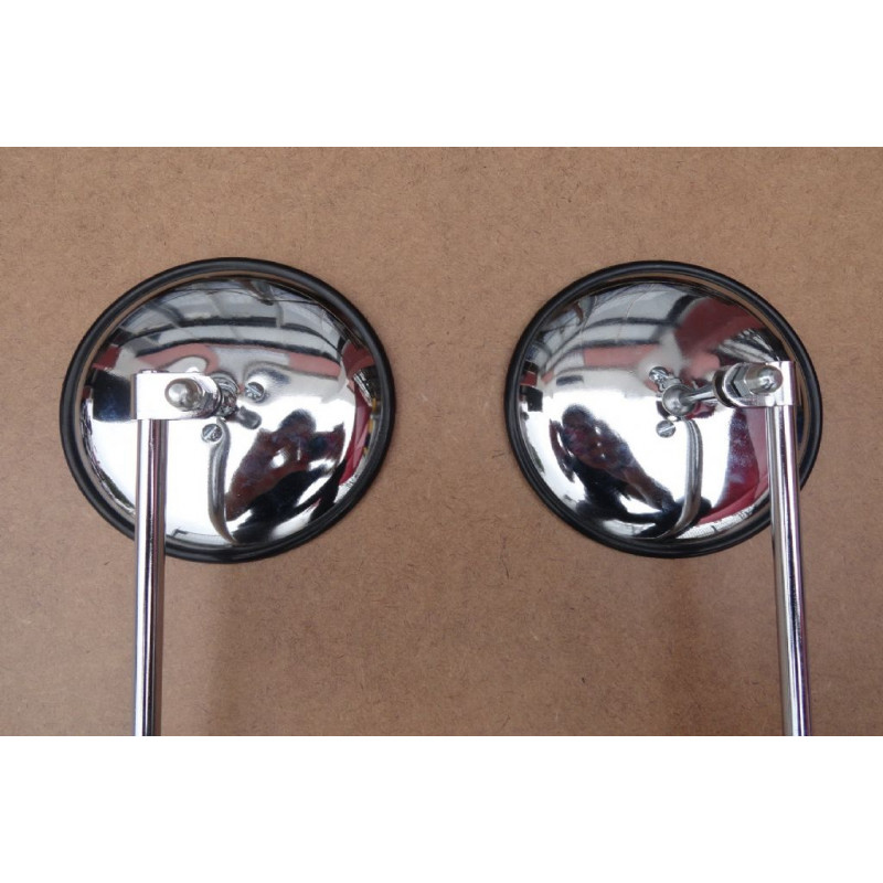 Retrovisor Externo com Haste Cromado Kombi 1959 à 1975 Novo - Par