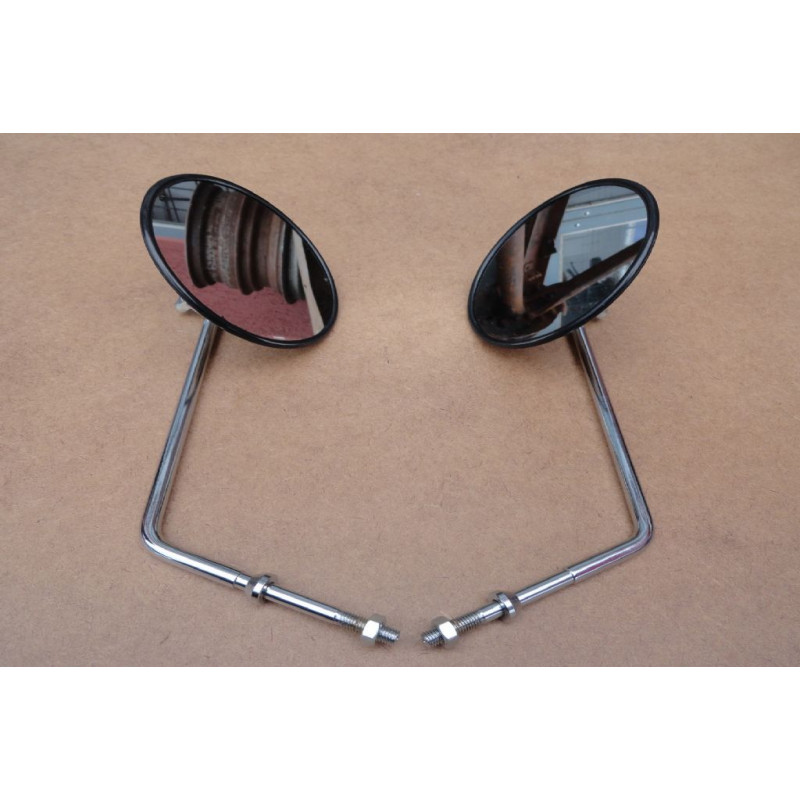 Retrovisor Externo com Haste Cromado Kombi 1959 à 1975 Novo - Par