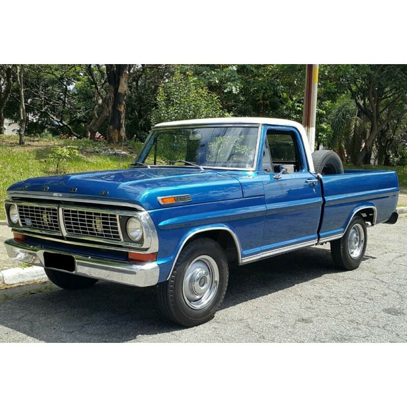 Parachoque Dianteiro Ford F-100 F-1000 F-4000 72 à 92 Cromado Novo 