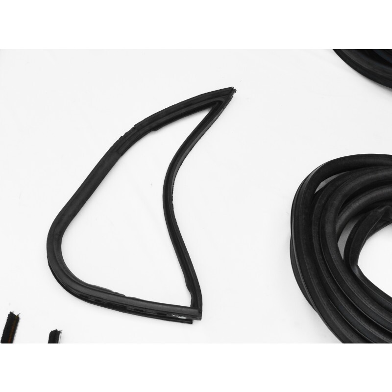 Borracha Kit Jogo F-100 F-1000 72 à 92 Parabrisa P/ Friso Inox Vigia Porta Canaleta 