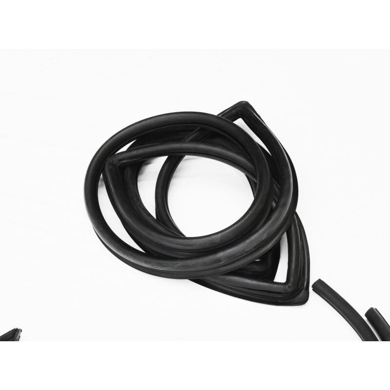 Borracha Kit Jogo F-100 F-1000 72 à 92 Parabrisa P/ Friso Inox Vigia Porta Canaleta 