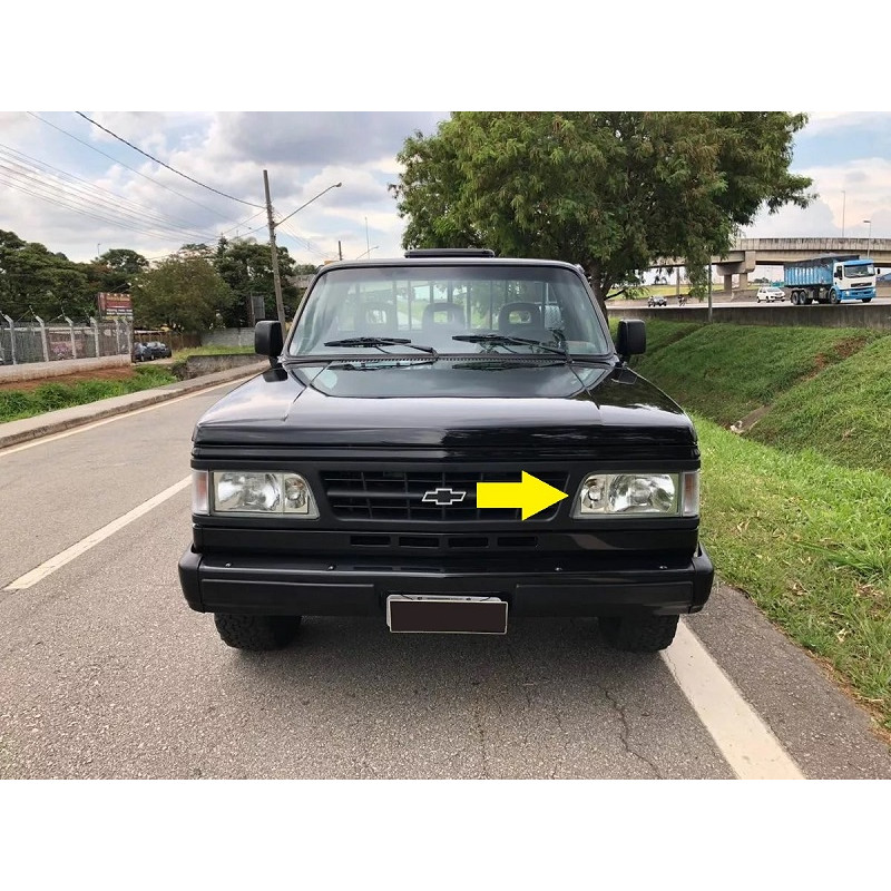 Farol H4 Auxiliar D-20 A-20 C-20 Veraneio Esquerdo 1993 a 1996