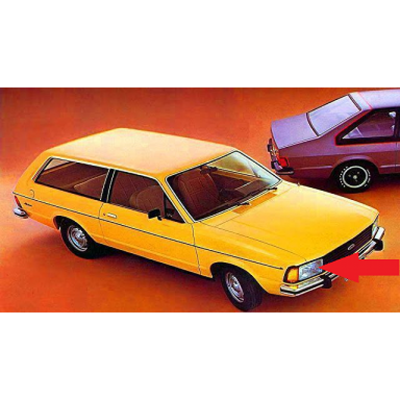 Farol Direito Corcel II Pampa Belina 78 A 84 Novo Unitário