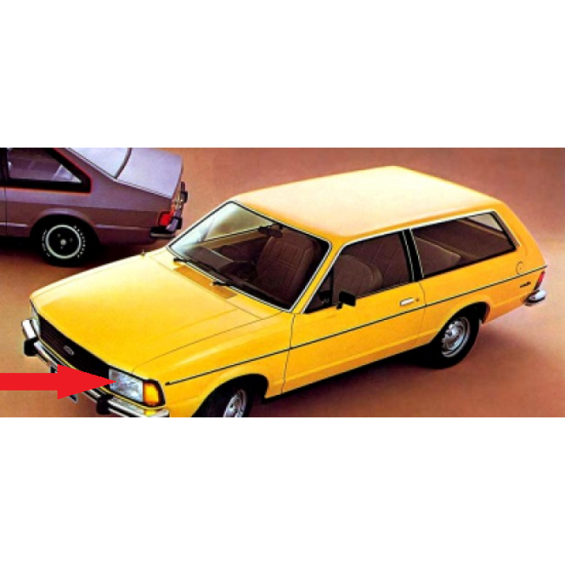 Farol Esquerdo Corcel II Pampa Belina 78 A 84 Novo Unitário