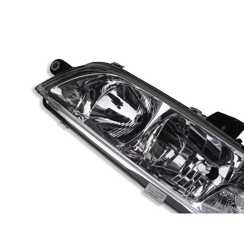 Farol Esquerdo Fiat Palio Siena Strada G2 2001 a 2003 Carcaça Preta Novo