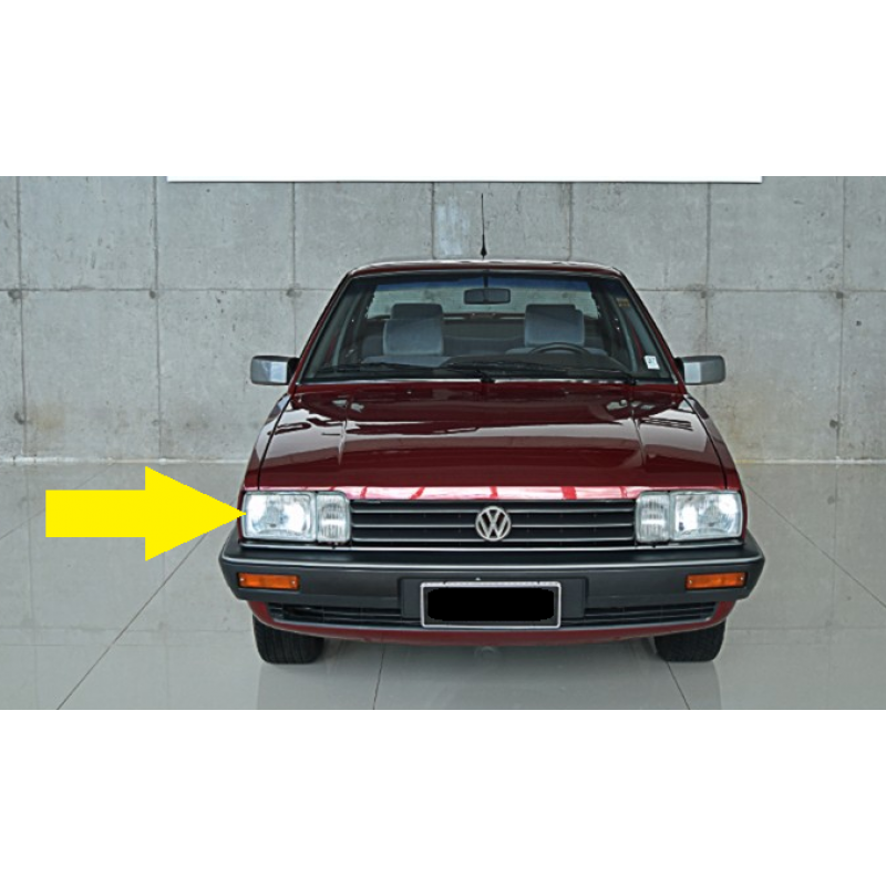 Farol Direito VW Santana 87 à 90 Bi Iodo Cibié Original Novo 