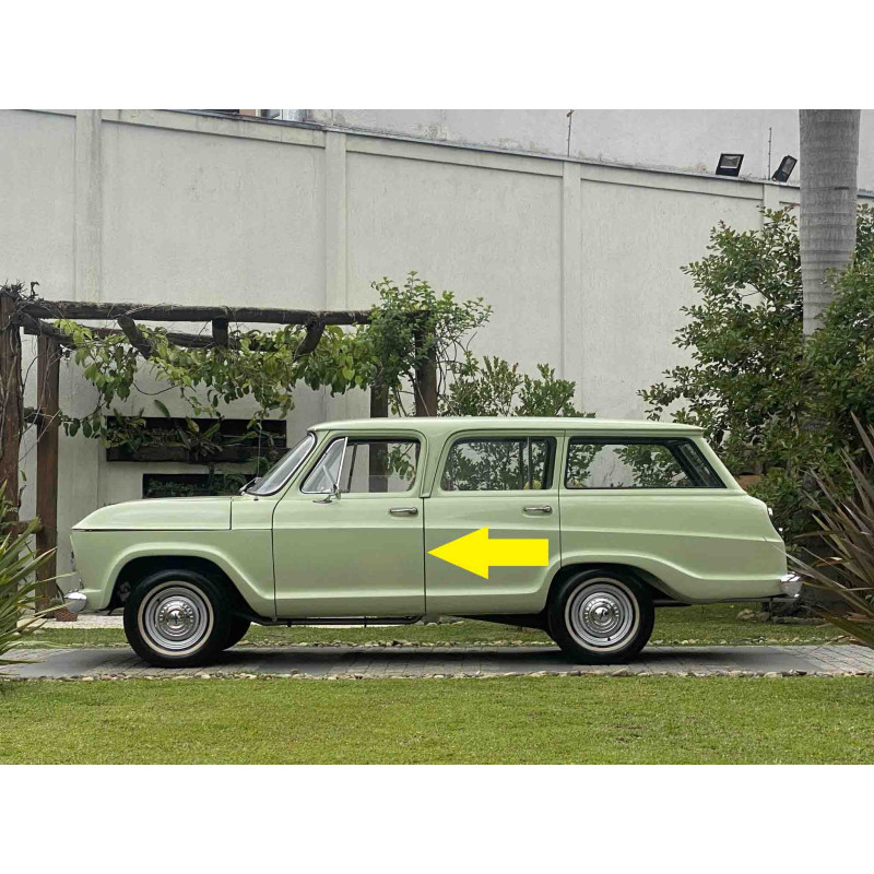 Folha Porta Dianteira Esquerda C-10 D-10 Veraneio 1964 a 1988