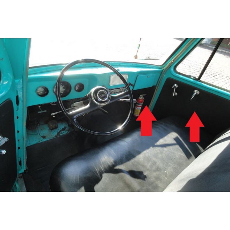 Forro da Porta Willys/Ford Pick Up F-75 60 à 83 em PVC - Jogo