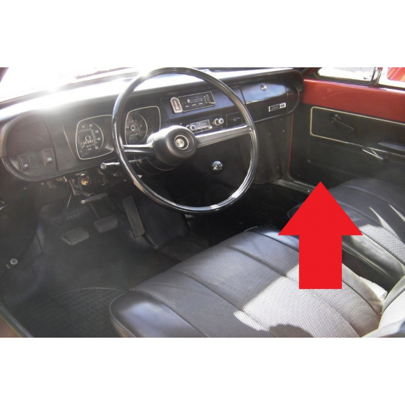 Forro da Porta Dianteira da Belina I 1973 à 1977 Novo - Par