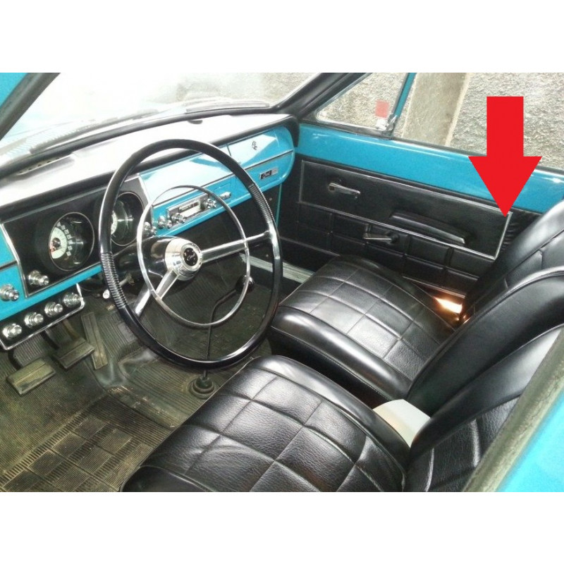 Forro de Porta Corcel 4 Portas 71 à 72 C/ Friso - Jogo