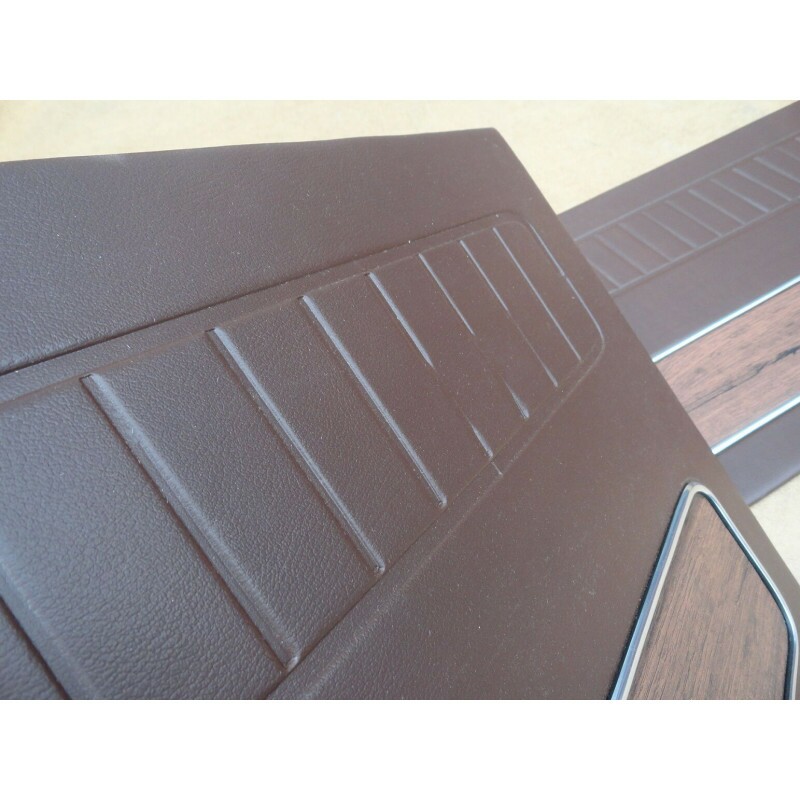 Forro de Porta Corcel II 1978 à 1981 Marrom c/ Jacarandá - Par