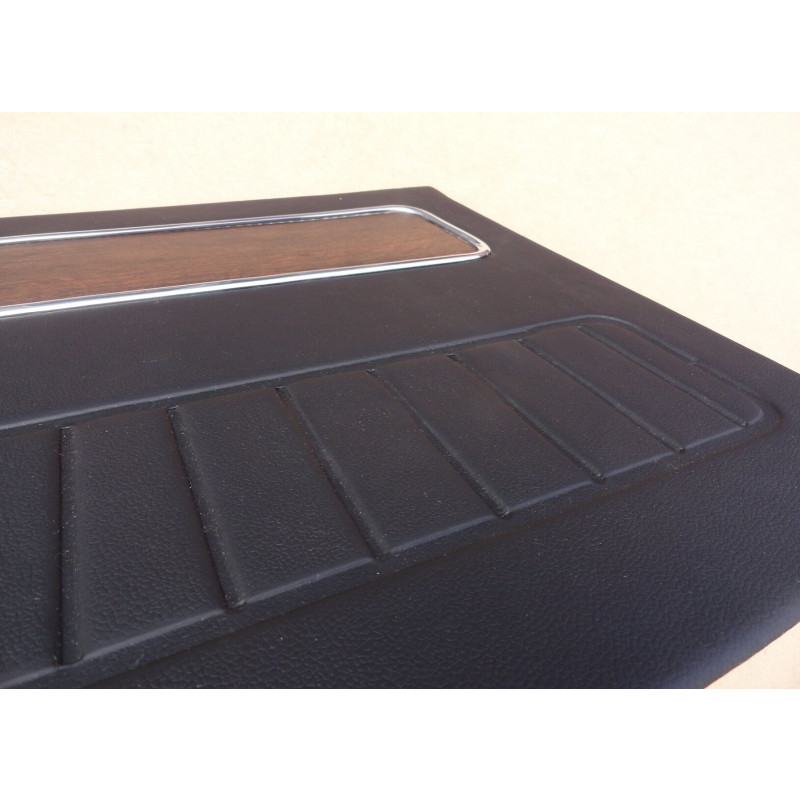 Forro de Porta Corcel II 1978 à 1981 Preto c/ Jacarandá - Par