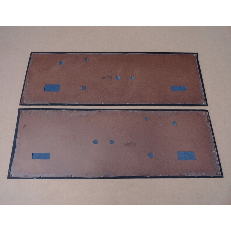 Forro de Porta Corcel II 1978 à 1981 Preto c/ Jacarandá - Par