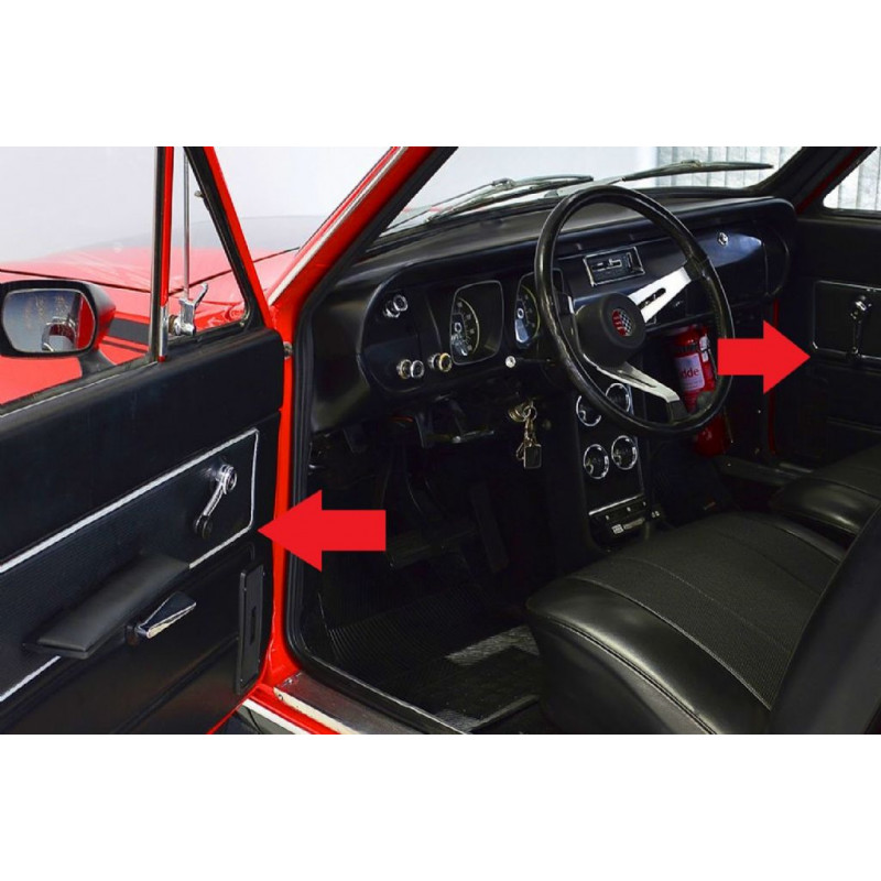 Forro de Porta do Corcel I 2 Portas 1973 à 1977 Luxo e GT Novo - Jogo