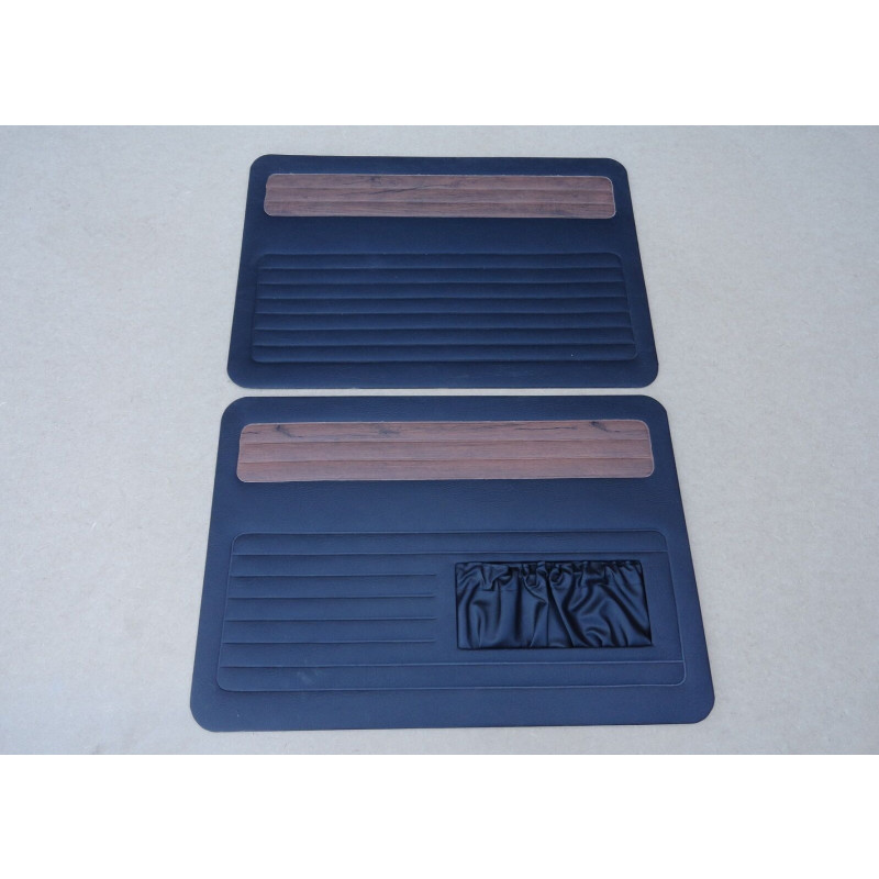 Forro de Porta Fusca 70 à 73 Preto com Jacarandá - Jogo