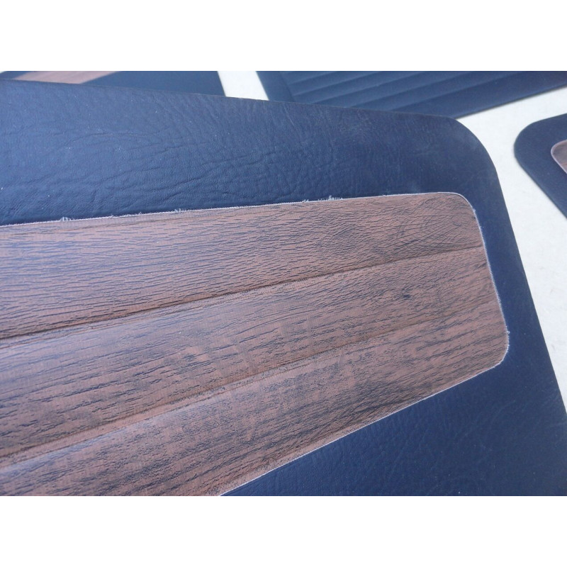 Forro de Porta Fusca 70 à 73 Preto com Jacarandá - Jogo