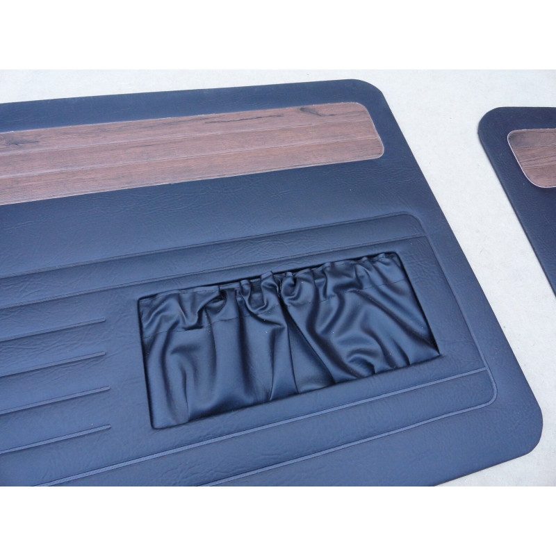 Forro de Porta Fusca 70 à 73 Preto com Jacarandá - Jogo