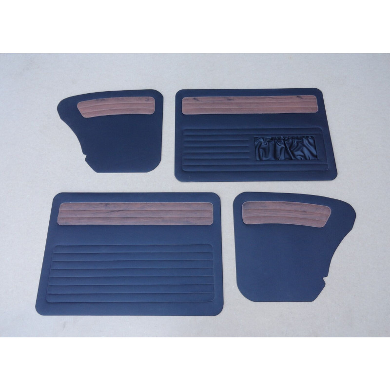 Forro de Porta Fusca 70 à 73 Preto com Jacarandá - Jogo