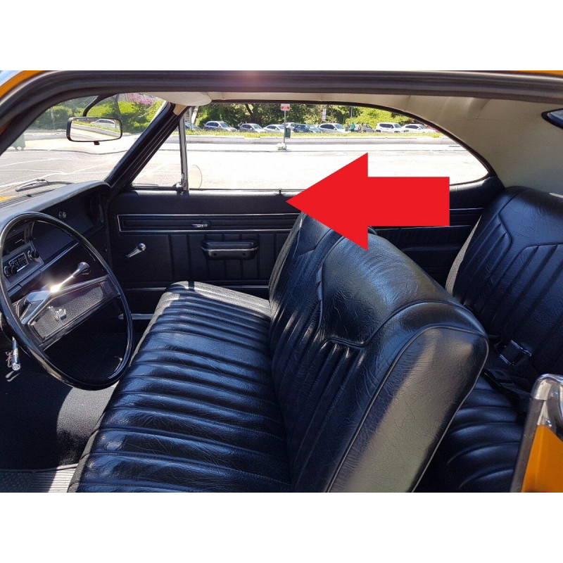 Forro de Porta Opala 2 Portas 74 Preto C/ Friso - Jogo