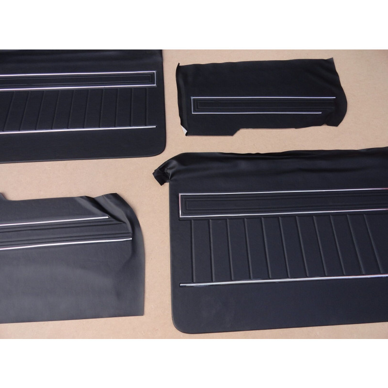 Forro de Porta Opala 2 Portas 74 Preto C/ Friso - Jogo