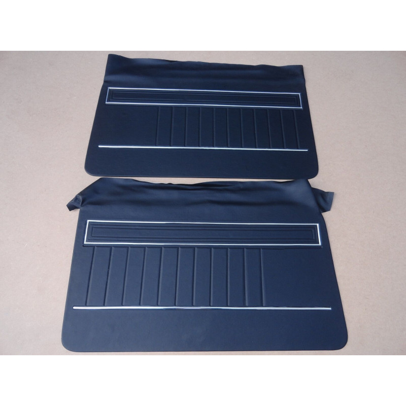 Forro de Porta Opala 2 Portas 74 Preto C/ Friso - Jogo