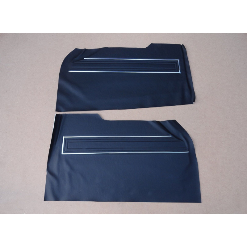 Forro de Porta Opala 2 Portas 74 Preto C/ Friso - Jogo