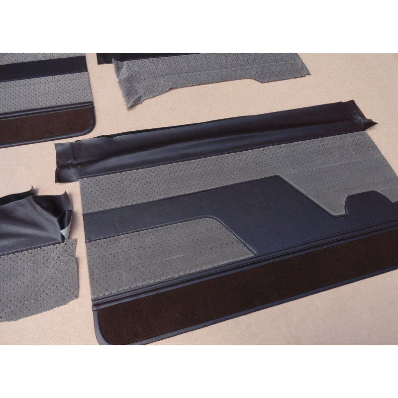 Forro de Porta Opala 2 Portas 89 Marrom Café c/ Cinza - Jogo